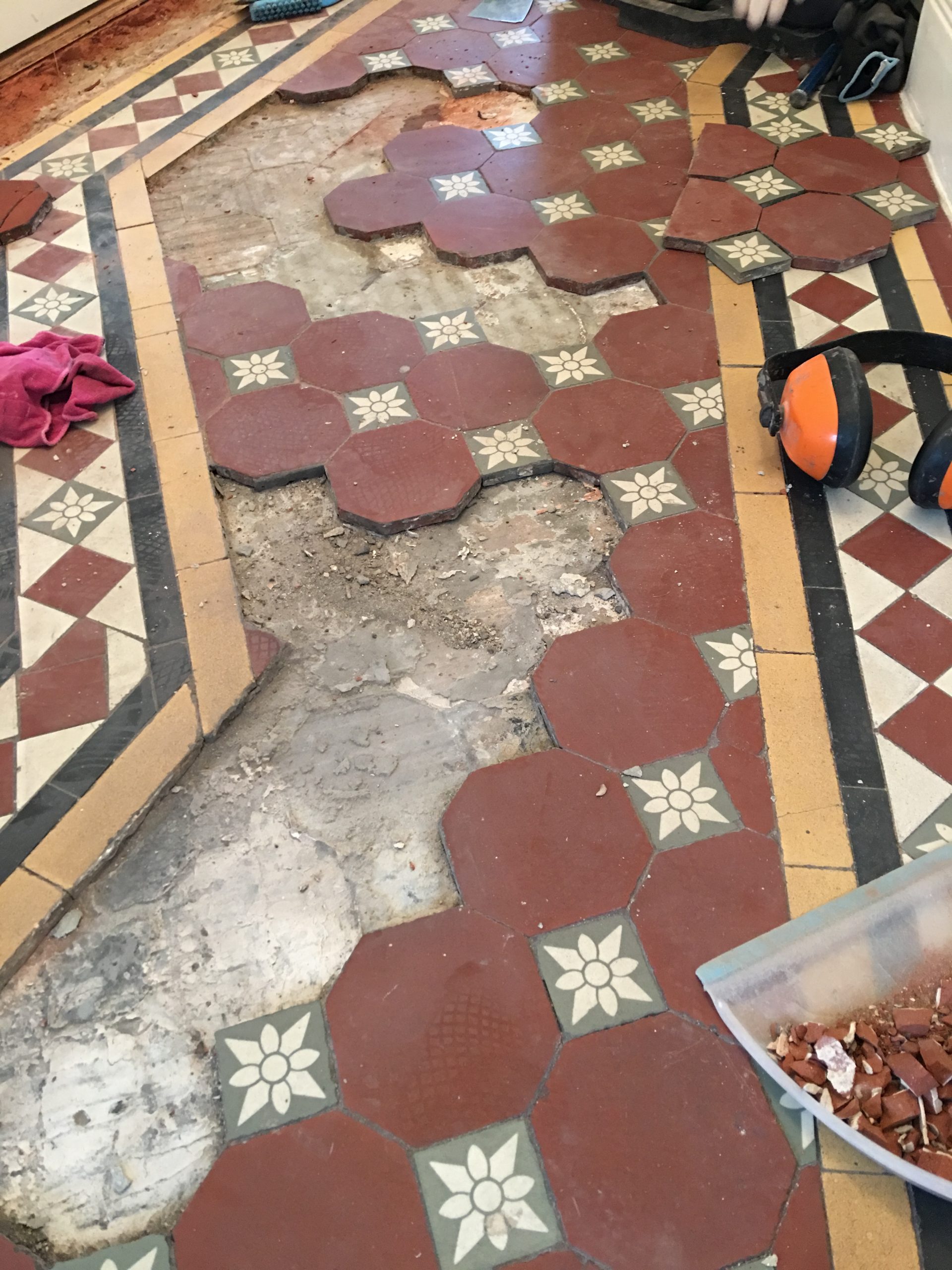 Victorian tile restoration